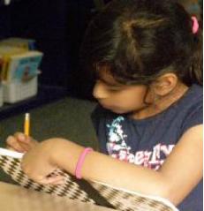 girlwriting